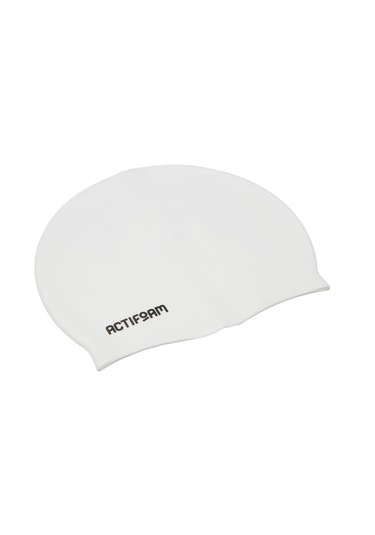 Actifoam Silikon Bone Deluxe Yüzücü Havuz Bonesi/beyaz Beyaz