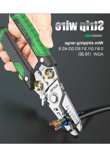 Fastbuy 7 Fonksiyonlu Elektrikçi Aleti: Tel Kesici, Sıyırıcı Ve Pense Seti