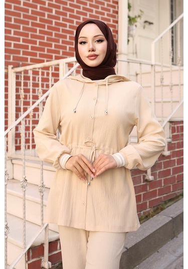 Ribana Detaylı Takım Bej Bej