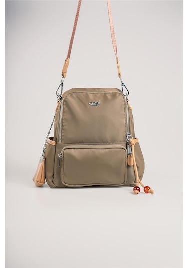 Ççs Kadın 18027 Sırt Ve Omuz Çantası Yeşil