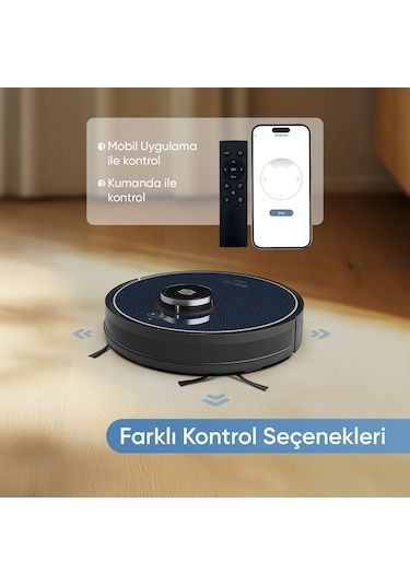 Şımart Katya Z Akıllı Robot Süpürge Mop Özellikli