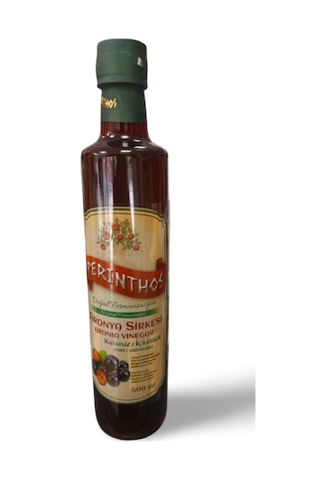 Perinthos Doğal Aronya Sirkesi Cam Şişe 500 ML