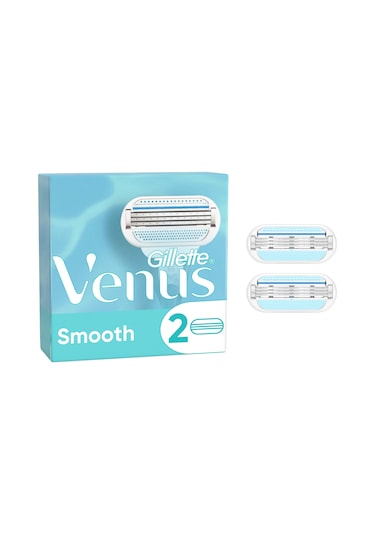 Gillette Venus Smooth Yedek Başlık 2'li