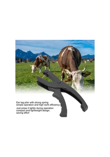 Tongxida Ergonomik Kulak Etiketi Aleti, Zıplayıcı Yaylı, Kolay Kullanım - Domuz, Koyun, Sığır İçin Dayanıklı Markalama Aracı