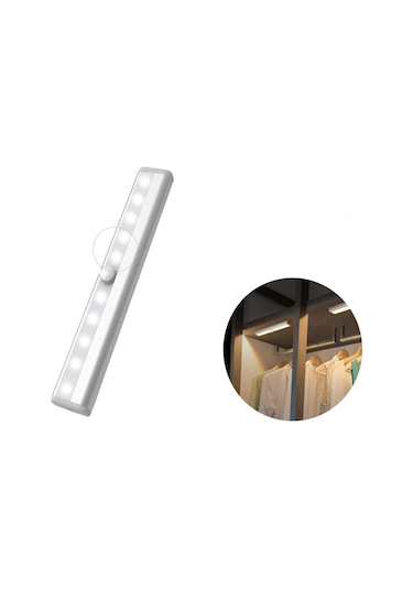 SGE TEKNOLOJİ HAREKET SENSÖRLÜ 10 LED ŞARJLI ELBİSE DOLABI ÇALIŞM