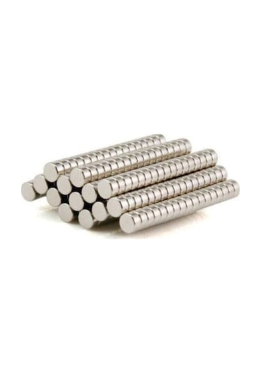 Neodyum Mıknatıs D6X3 Mm 50 Adet Silindirik Güçlü Mıknatıs