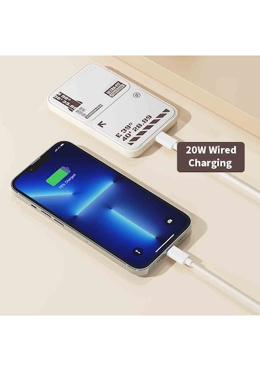 Rock P83 5000 Mah Pd 20w Magsafe Uyumlu Standlı Powerbank Siyah
