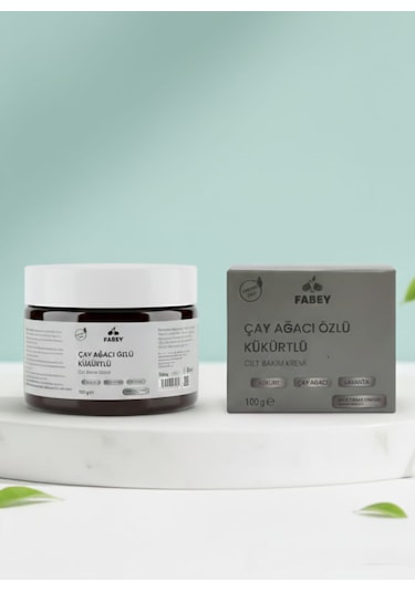 Esfabey Çay Ağacı Özlü Kükürtlü Cilt Bakım Kremi 100g