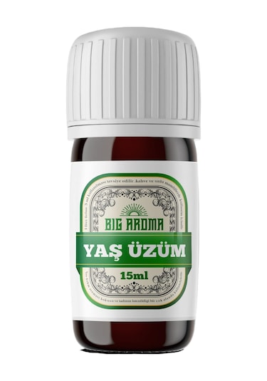 Big Aroma Tekirdağ Yaş Üzüm Aroması 15 ML - 5 L Uyumlu