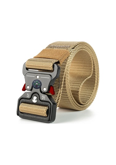 Snapbuy Erkekler İçin Taktik Pusula Kemer - Çok Fonksiyonlu Avcılık Ve Survival Aksesuarı Gökyüzü Mavi 120cm