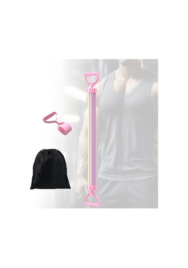 Suntek Göğüs Genişletici Direnç Bantları Egzersizi Pembe