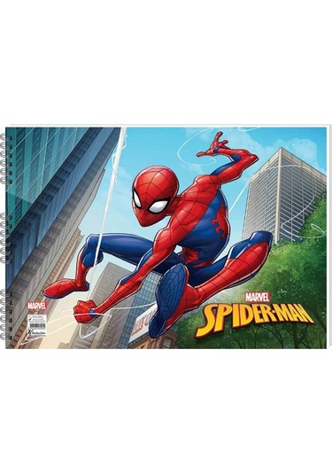Keskin Color Spider-man Resim Defteri 25x35 15 Yaprak Spiralli Orjinal - 4 Adet