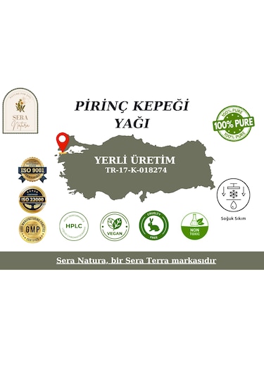 Sera Natura Saf Pirinç Kepeği Yağı 30 ML
