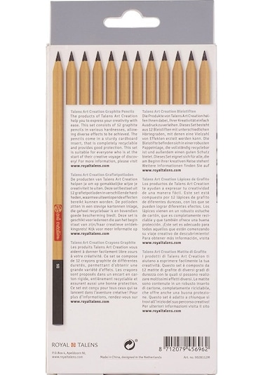 Talens 12 Lı Set Grafik Kalemi Rt9028112M