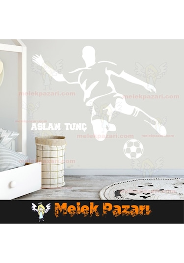 Futbolcu Isim Yazılabilir Duvar Sticker