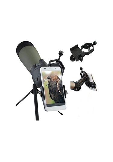 Bushman Dürbün Teleskop Telefon Aparatı Siyah