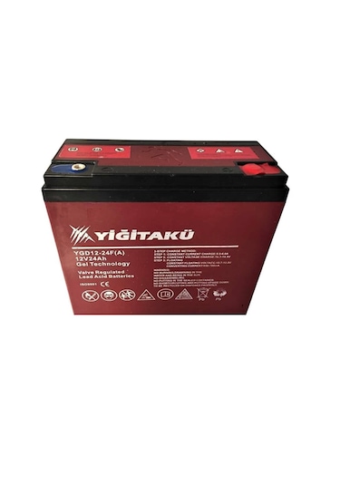 Yiğit Akü 12 V 24 Ah Jel Elektrikli Motosiklet Aküsü