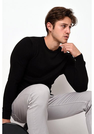 Brango 21009-22k Erkek Triko Kazak 22K21009-R1534 Siyah Brango 21009-22k Erkek Triko Kazak 22K21009-R1534 Siyah