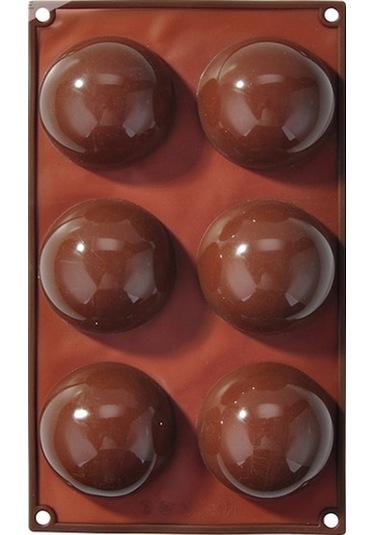 Silikon Pişirme Araçları Kurabiye Çikolatalı Waffle Kek Kalıbı Kahverengi