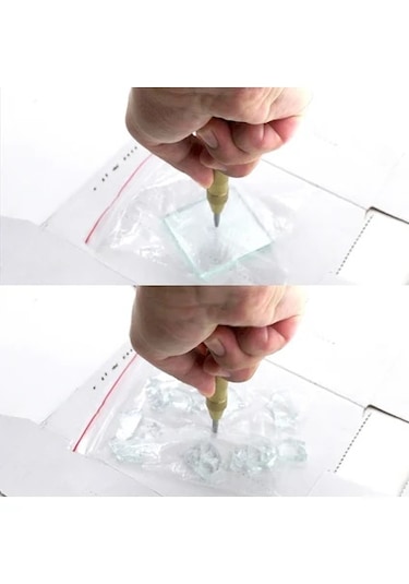 Rekotools-yaylı Metal Noktalama Işaretleme Zımba Kalemi Cam Kırma