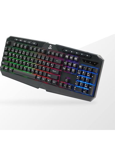 Qpart GM15 USB Multimedya Kablolu Işıklı Oyuncu Klavye