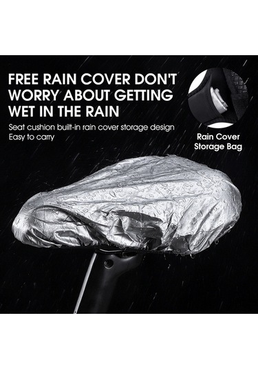 Wondernest Yp0801143 Yağmur West Şok Siyah Nefes Minderi Koltuk Kapaklı Geçirmez Emme Bisiklet Bıkıng Alabilir - Xs, Suya Dayanıklı Siyah