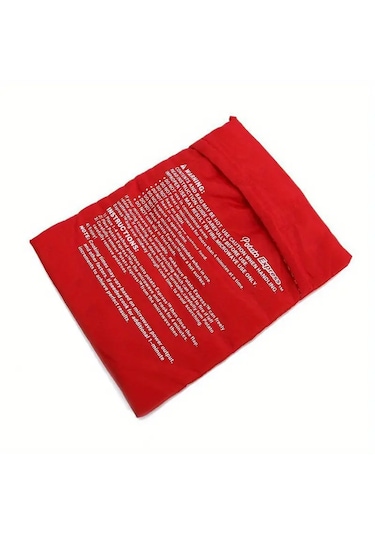 Microdalga Patates Pişirme Torbası Kırmızı