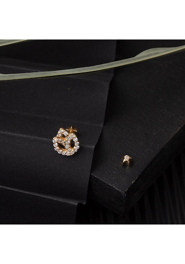 Yaşam Çiçeği 14 Ayar Altın Tragus Küpe Kphsy14k22481