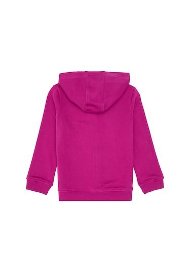 U.S. Polo Assn. Kız Çocuk Fuşya Kapüşonlu Fermuarlı Basic Sweatshirt 50316837-VR023 U.S. Polo Assn. Kız Çocuk Fuşya Kapüşonlu Fermuarlı Basic Sweatshirt 50316837-VR023