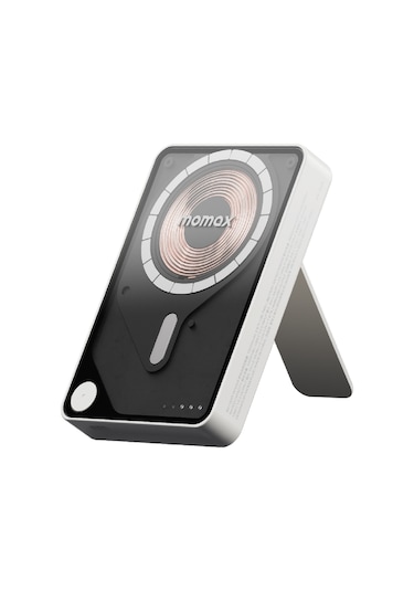 Momax IP132HKW Power X Pro+Magnetic Wireless 10000 mAh Standlı + USB-C Kablo Powerbank Beyaz