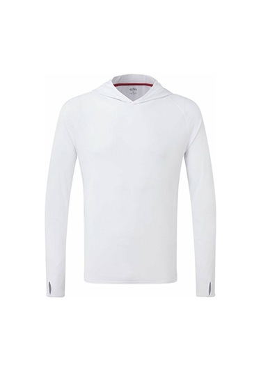 Gill GILL UV TEC HOODY Beyaz