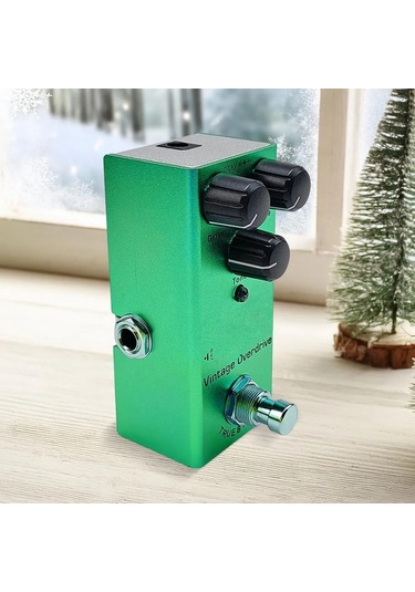 Ruicoo Mini Gitar Efekt Pedalı - Vintage Fazer, Analog Korus, Dijital Delay Ve Tube Tremolo Fonksiyonları İle Gerçek Bypass Teknolojisi