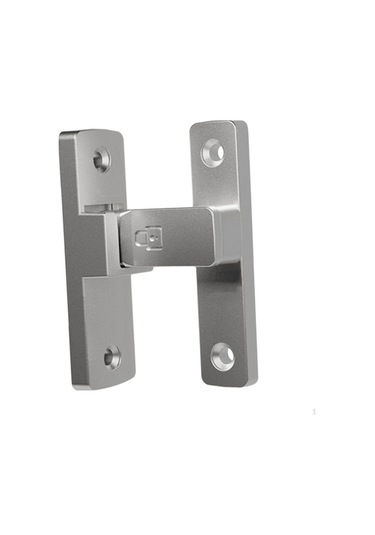 Novahub Gümüş 90 Derece Kapı Cıvatası Koruyucu Kilit Mandalı Vidalar Ağır Hizmet Tipi Metal Güvenlik Katlanır Gümüş