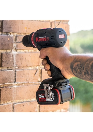 Kress KUA72.91 20V Kömürsüz Profesyonel Şarjlı Matkap Akü Dahil Değildir
