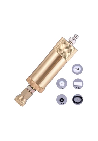 Yaratılış Çekirdek Yüksek Basınçlı Pcp El Pompası Hava Filtresi Hızlı Bağlantı İle Su-yağ Speratörü 30mpa Altın