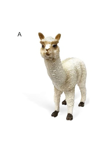 Hayvan Oyuncak Yaratıcı Moda Tasarımı Yüksek Parti Ev Simüle Nefis İşçilik Dekorasyon Hayvanlar Alpaka Heykelcik Modeli A