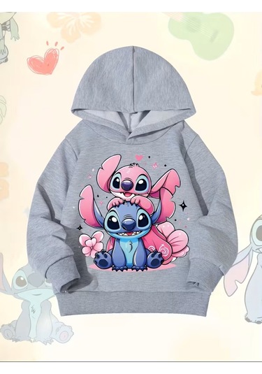 Çift Taraflı Baskılı Üst, Şık Ve Rahat Kesim Gri