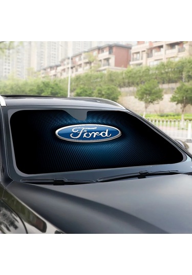 Goldenqian F-ford Mustang Otomatik Cam Güneş Gölge Kişiselleştirilmiş Resim Bloğu Uv Işınları Güneşlik Koruyucu Araba Güneşliği Z10
