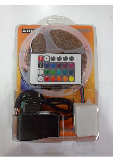 Aukes Rgb Şerit Led 5M Silikonlu Dış / İç Mekan