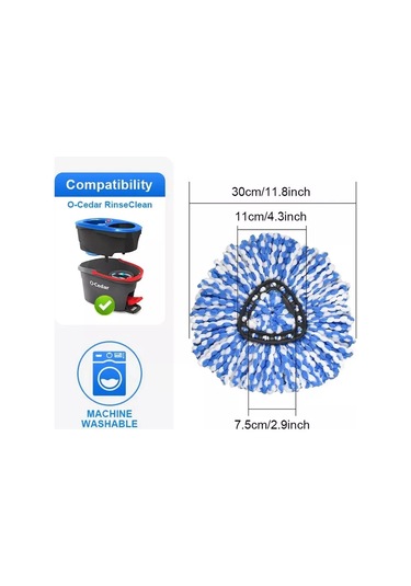 Total Reine Vileda Turbo Виледа Турбо Mop İçin Değiştirilebilir Başlık 164029596