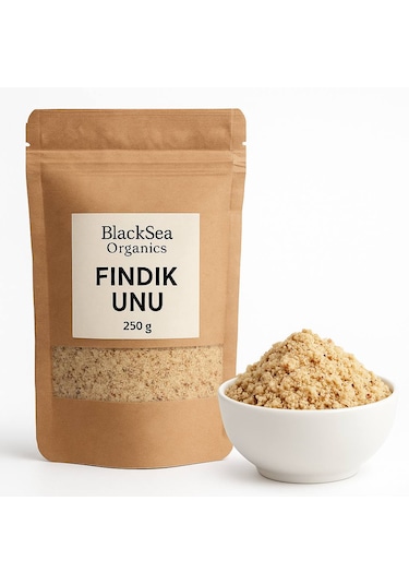 Blacksea Organics Doğal Katkısız Saf Fındık Unu 250 G
