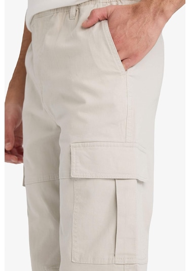 Defacto Regular Jogger Kargo Cepli Gabardin Pantolon C9163AX25SP Bej Defacto Regular Jogger Kargo Cepli Gabardin Pantolon C9163AX25SP Bej