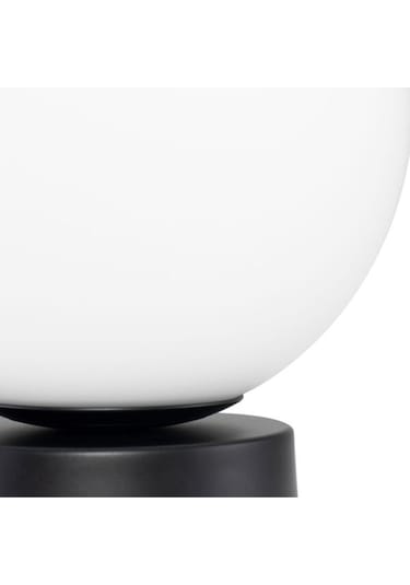 Kar Topu Yatak Başı-masa-komidin-sehpa Üstü Cam Abajur Siyah