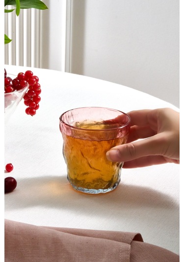 Karaca  Glacier Su Bardağı 287 Ml Mavi Pembe