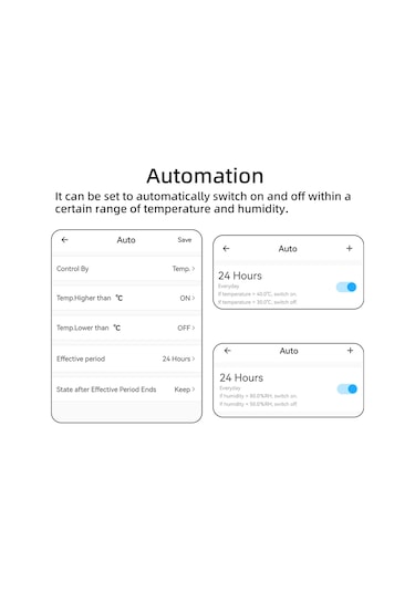 Vkemall Ewelink Wifi Sıcaklık Nem Anahtarı Mobil Telefon App Kontrolü Termostatı