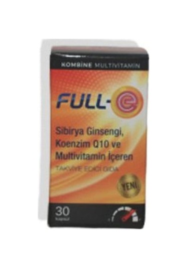 Full E Ginseng- Koenzim Q10 ve Multivitamin 30 Kapsül