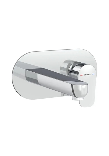 Artema Flow Soft A43175 Sıva Üstü Grubu Ankastre Lavabo Bataryası Krom