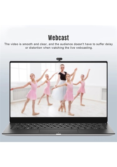 Skycity 1080p Hd Webcam Mikrofonlu - Canlı Yayın, Online Ders, Toplantı İçin Plug & Play, Sürücü Gerektirmeyen Bilgisayar Kamerası