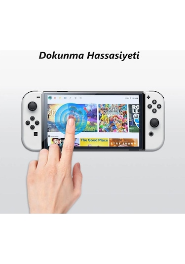Nintendo Switch Oled 7 İnç Ekran Koruyucu Nano Oyun Konsolu