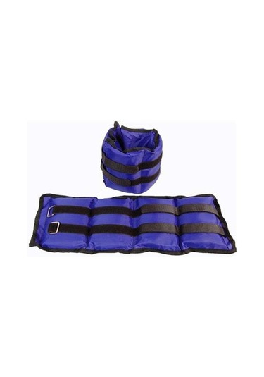 Metafiz Kum Ağırlık Torbası El ve Ayak Bilek Ağırlığı 2 KG Lacivert